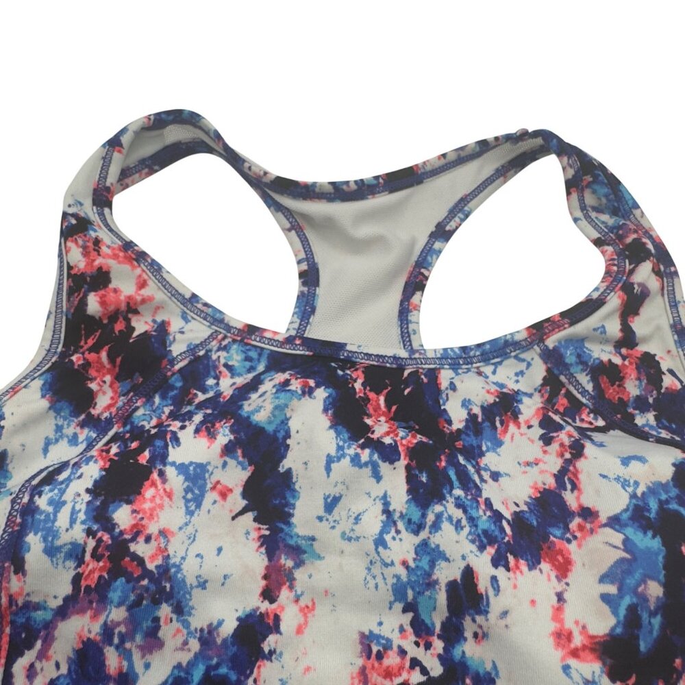 Calvin Klein Performance Multicolor Quick Dry Racerback Sports Bra Size M - Picture 2 of 4
